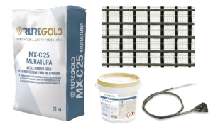 C-mesh 42/42 Ruregold MX C 15 muratura MX-joint