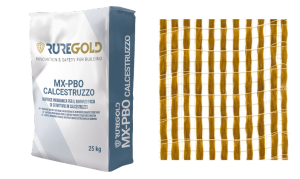PBO Mesh 105 MX-PBO calcestruzzo Ruregold